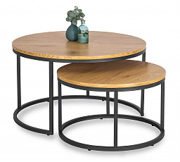 Sada stolků DELIA MAX Dub Zlatý