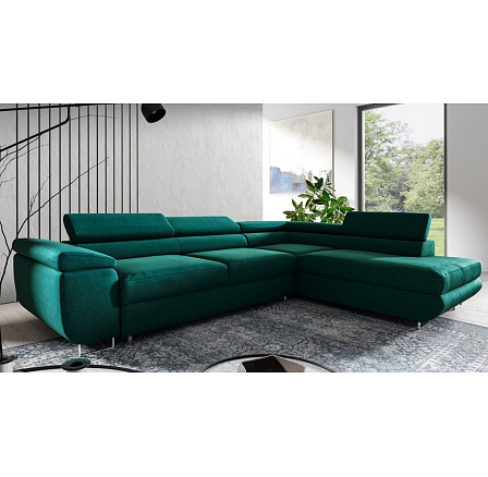 Rohová sedací souprava ALICE typ 151 , Monolith 37 Pravá