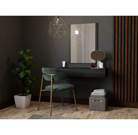 Toaletní stolek PAFOS, Mat černá