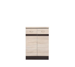 Kuchyňská dolní skříňka  Junona Line, spodní skříňka D2D/60/82 wenge/dub sonoma