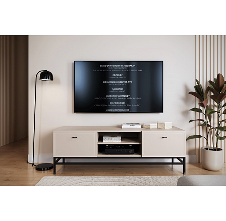 LORINI RTV 150 2SZ - kašmír / černý T-bar / černý rám