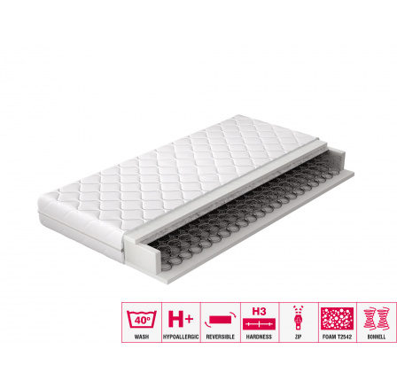 Pružinová matrace Orsola 140x200 Hypoalergenní potah Microfibre