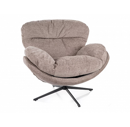 Křeslo otočné FLORENCE RAVEN, Tmavě béžová 30/Černá