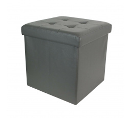 Pufa Intesi Vels eko kůže šedá