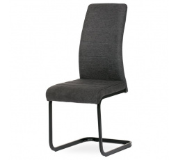 Jídelní židle, šedá, látka, DCL-414 GREY2