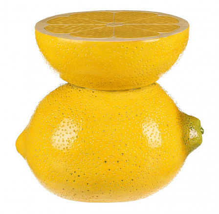 Taburet citrónový - menší, magnesium, barva žlutá