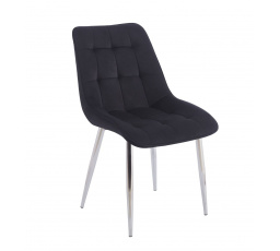 PŘEDPRODEJ -15% do 02.03 ! Židle velvet - Riviera 100 černá J262-1 (S)