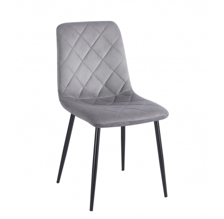 Židle velvet - Riviera 91 šedá K6-FX (B) Židle velvet - Riviera 91 šedá K6-FX (B)