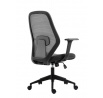 Kancelářské křeslo FB23BJG, Černá/Šedá