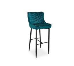 Barová židle COLIN B VELVET H-1, zelená