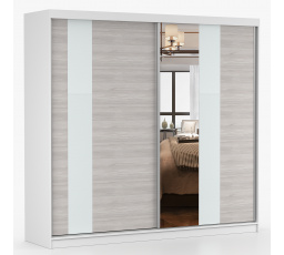 Šatní skříň MULTI 32 - 233 cm, Bílá/Kathult