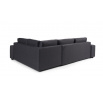 Rohová sedací souprava Alana L černá
