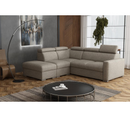 Sedací souprava Petrit IX levá Aragon hnědošedá