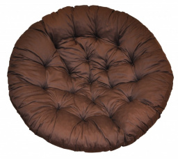 Polstr na křeslo papasan 110 cm hnědý kepr