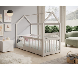 Postel Domek Graja Bílá+Bílá