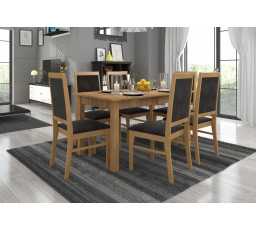 Sada stůl s židlemi RODOS 25 Craft Gold