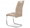 Jídelní židle, béžová, látka, HC-483 CRM3