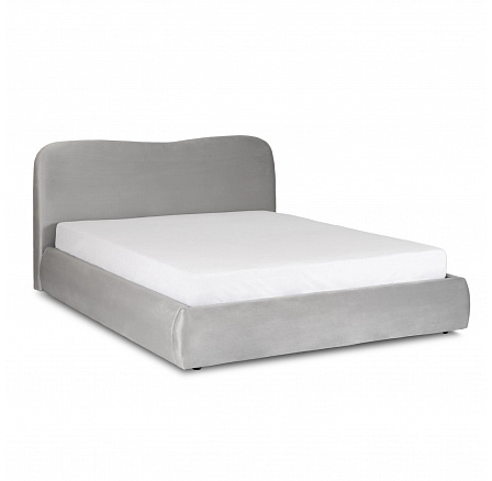 Postel 140x200 BRISTOL s Úložným Prostorem Šedý Samet