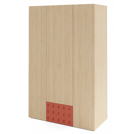 Šatní skříň SALSA SL1, Dub piškotový/Eukalyptus/Salsa