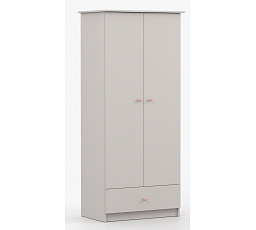 Šatní skříň OLAF II, Kašmír / Růžová