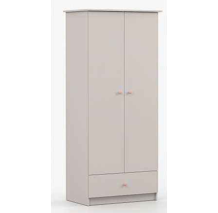 Šatní skříň OLAF II, Kašmír / Růžová