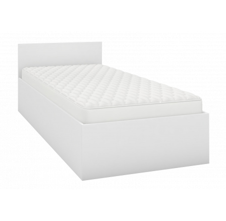 Postel s úložným prostorem SMYK I - 46, Bílá Mat