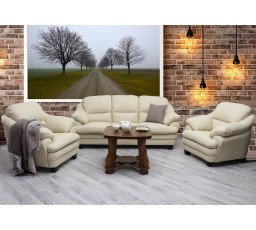 Sedací souprava Saron 3+1+1 krémová