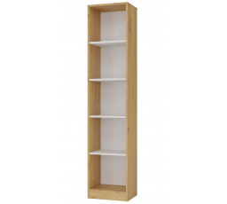 Regál Malvína 40, dub artisan/bílá