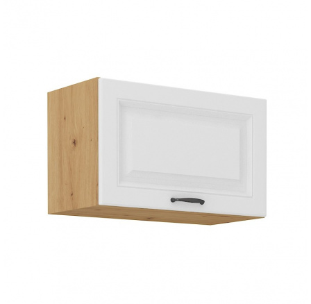 Kuchyňská horní skříňka STIPE 60 GU 36 1F, Bílá/Dub artisan