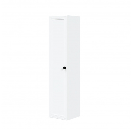 Skříňka do koupelny TORETO 1D, bílá MDF rám