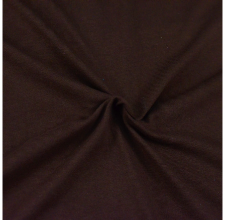 Jersey prostěradlo tmavě hnědé 200x200