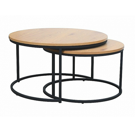 Konferenční stůl ATLANTA III, Dub/Černá