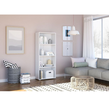 Regál bílý R54P-FX