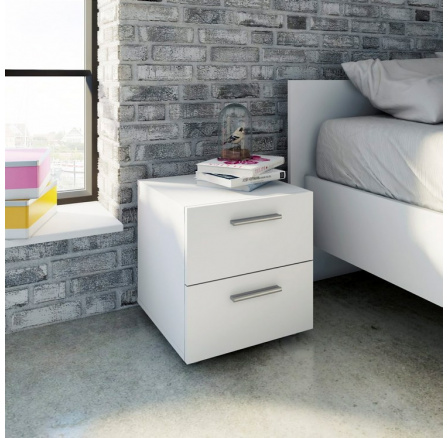 Noční stolek PEDRO 070, Bílý Noční stolek PEDRO 070, Bílý