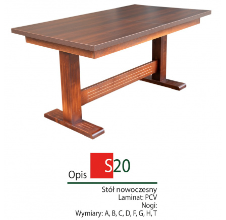 Stůl S20 220 x100(2x40)