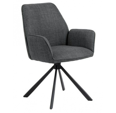 Židle Glenda tmavě šedá Basel 19