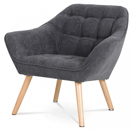 Křeslo, šedá látka, AK-321 GREY2 Křeslo, šedá látka, AK-321 GREY2