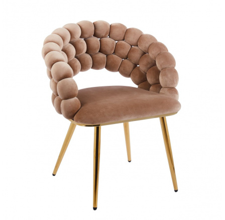 Židle velvet cappuccino K20-FXJG G