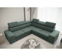 Rohová sedací souprava ROYAL MAX 286×286 - mátová , pravá