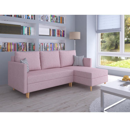 Rohová sedací souprava Oliver UNI růžová Rohová sedací souprava Oliver UNI růžová