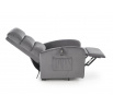 Elektricky polohovatelné křeslo MARONI, Šedá