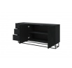 Komoda Asha 167, matná černá