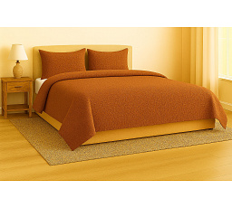 Francouzské mušelínové povlečení hnědé 220x200