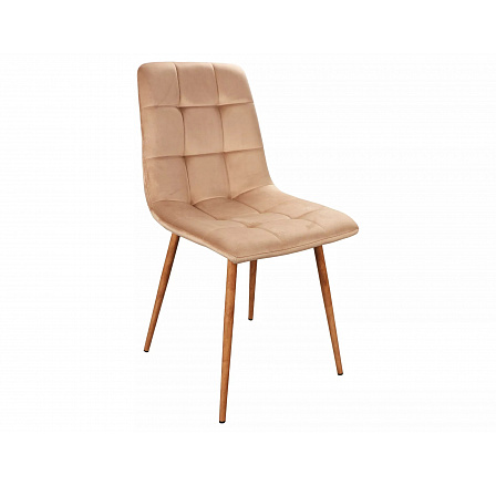 Jídelní židle MILA D VELVET, béžový Bluvel 28/Dub
