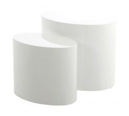 Sada stolků Mice bílé