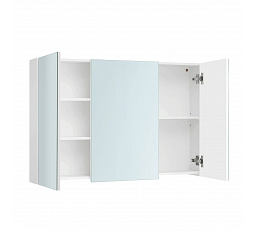 Skříňka se zrcadlem, mdf, bílá, AZR-E1132 WT