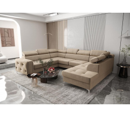 Rohová sedací souprava ORION MAX I s funkcí spaní 225X350X255 cm - volitelný odstín - levá