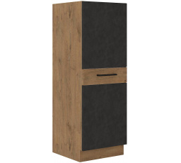 Kuchyňská skříň VEGAS - 50 DK-145 1F (3S) BB, Dub Lancelot / Matera