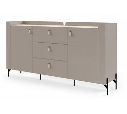 Komoda SALERNO SA-5, Porcini/Dub Mavelie