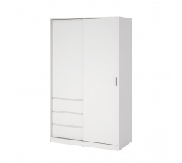 Šatní skříň Simplicity 146, bílá